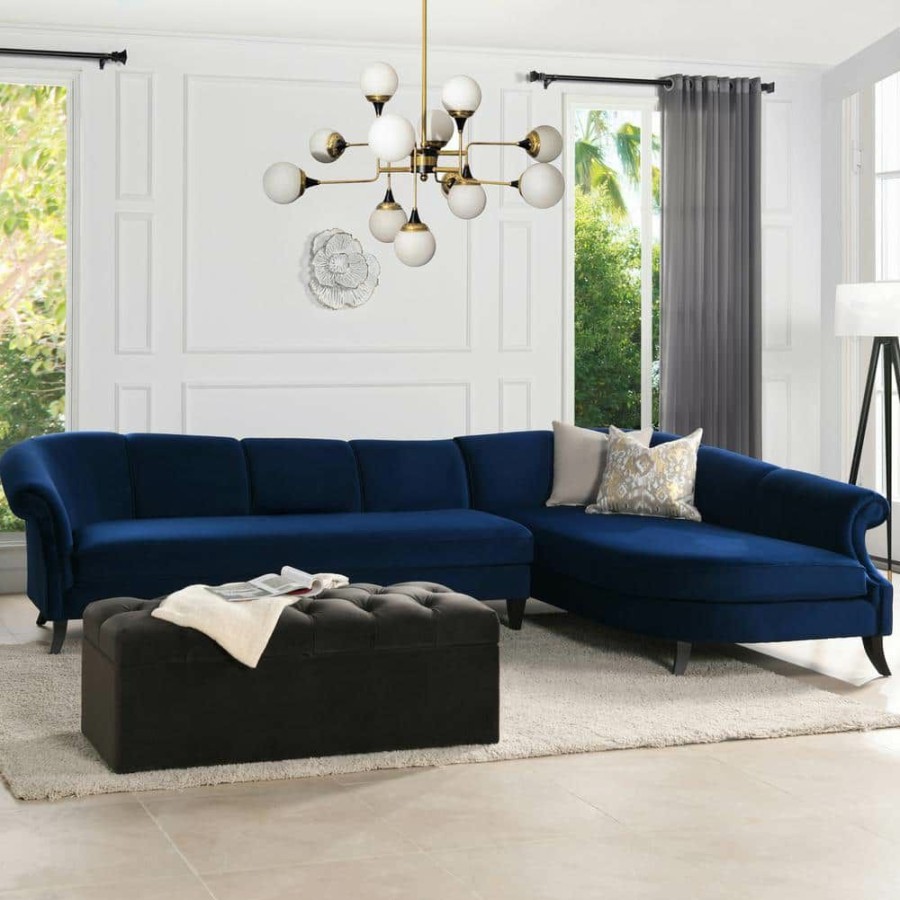 Living Room Furniture Victoria Navy Blue Channel Tufted Velvet 4   64be41dcd065e16f09d5d8f80f6edb73 0 